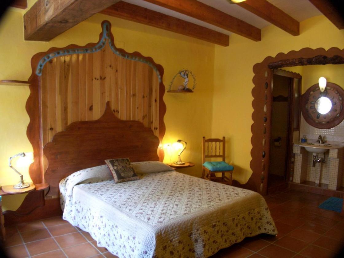 Masía La Posada Del Río Carbo Vilafermosa del Riu  Exterior foto